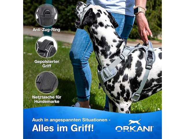 Orkani hondentuig (xl grijs) - afbeelding 2 van  3