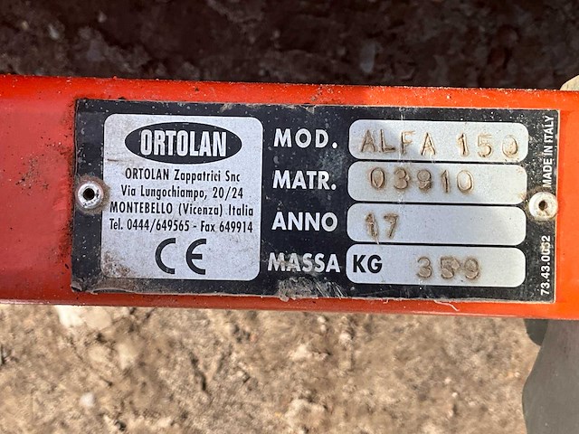 Ortolan alfa150 rotorreg - afbeelding 13 van  14