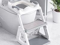 Orzbow verstelbare kindertoiletbril met trapje - afbeelding 1 van  5