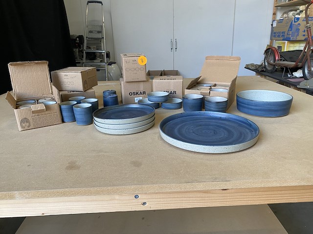 Oskar servies borden/tassen/kommen - afbeelding 2 van  6