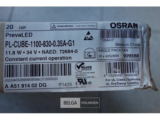 Osram 909588 prevaled (10 dozen x20 st) - afbeelding 3 van  5