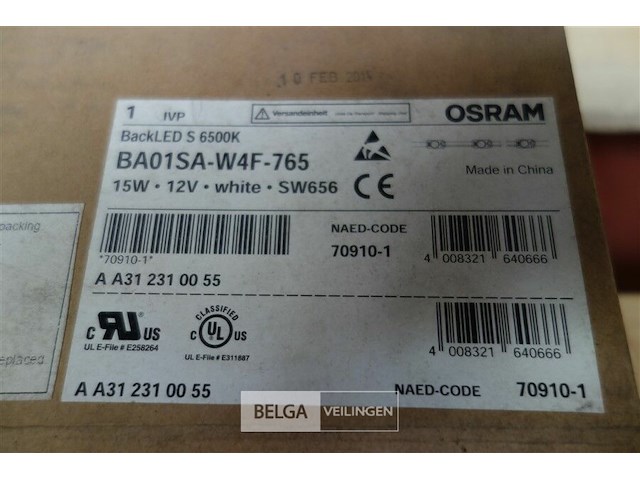 Osram ba01sa-w4f-765 - afbeelding 2 van  2