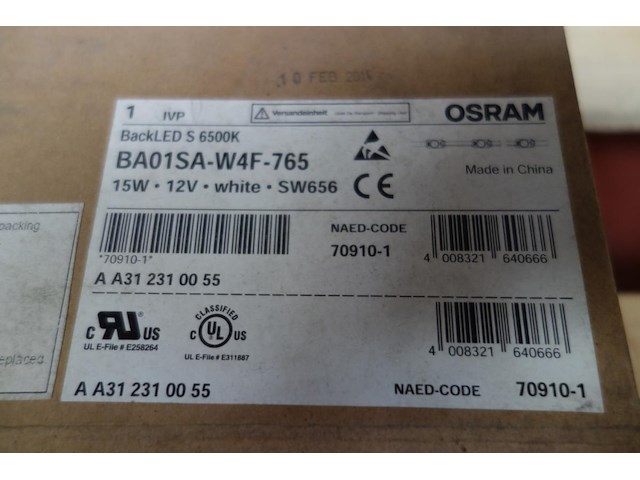 Osram ba01sa-w4f-765 - afbeelding 2 van  2