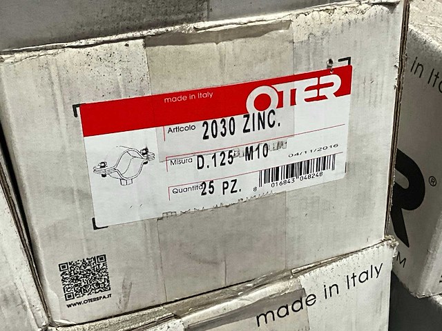 Oter diameter 125 m10 partij buisbeugels met draadstang bevestig - afbeelding 2 van  3