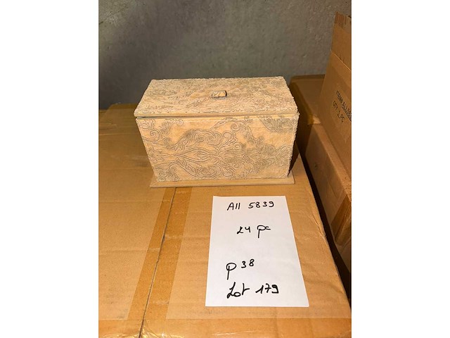 Otl "barok" doos + deksel rechthoekig - kerst- & seizoensartikelen (24x) - afbeelding 1 van  3