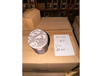 Otl "barok" doos ovaal deksel cinder medium - kerst- & seizoensartikelen (96x) - afbeelding 1 van  1