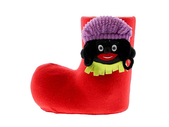 Otl "cartoon2" stoffen laars zwarte piet gm - kerst- & seizoensartikelen (54x) - afbeelding 1 van  2