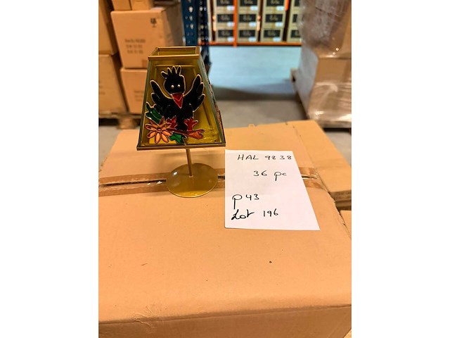 Otl "kraai" lampenkap - kerst- & seizoensartikelen (36x) - afbeelding 2 van  2