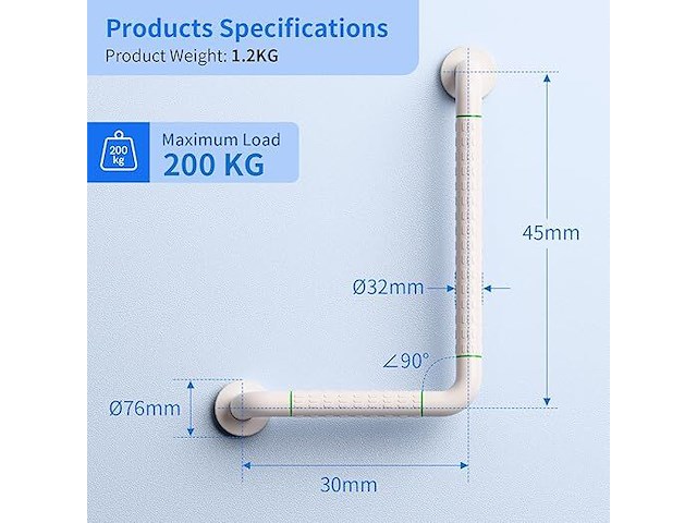 Otomira douchegreep - afbeelding 5 van  5