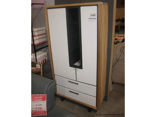 Otta bergkast 2d+2l+4n 190cm 36452001 + led - afbeelding 1 van  2