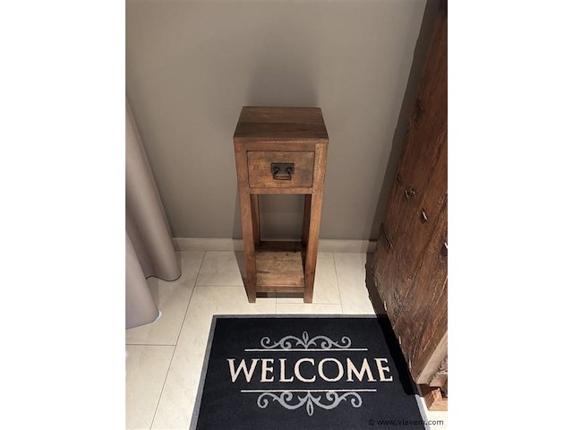 Oud antieke telefoontafeltje - afbeelding 1 van  1