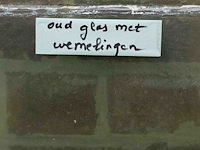 Oud glas - afbeelding 2 van  2