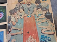 Oud japans bowlingspel nieuw in doos - afbeelding 1 van  4