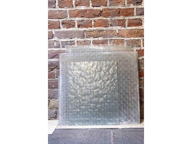 Oud structuurglas - afbeelding 1 van  3