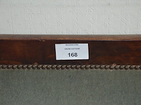 Oude 3-zitzetel groen stoffen bekleding - afbeelding 6 van  6