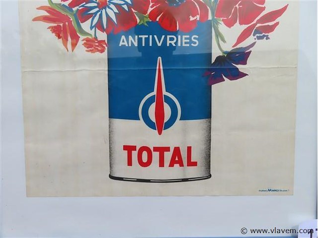 Oude affiche total - afbeelding 3 van  3