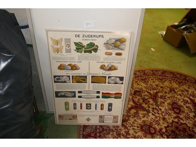 Oude affiche - afbeelding 1 van  2