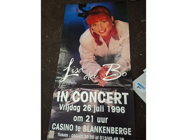 Oude affiche - afbeelding 1 van  1