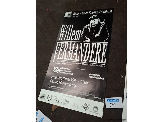 Oude affiche - afbeelding 1 van  1