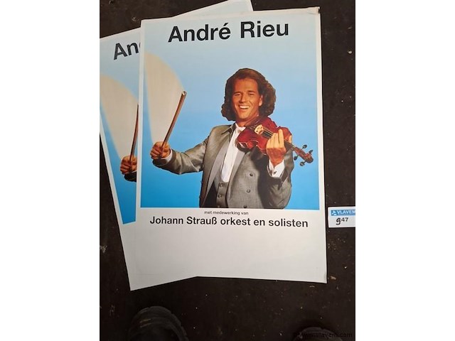 Oude affiche - afbeelding 1 van  1