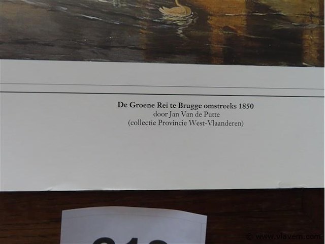 Oude affiche - afbeelding 3 van  3