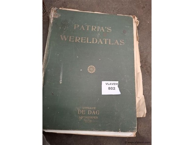 Oude atlas - afbeelding 1 van  4