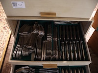 Oude bestekkoffer - afbeelding 3 van  8