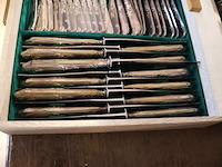 Oude bestekkoffer - afbeelding 6 van  8