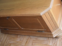 Oude commode met spiegel en dekenkist - afbeelding 5 van  5