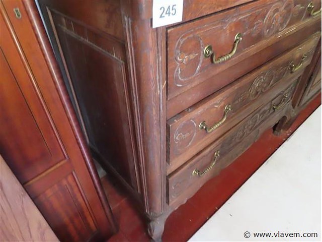 Oude commode - afbeelding 2 van  3