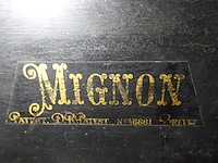 Oude draaiorgel mignon - afbeelding 3 van  4
