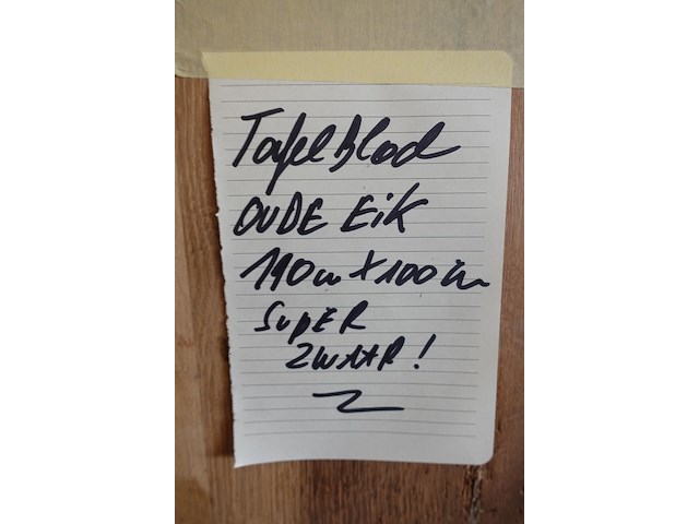 Oude eik tafelblad - afbeelding 3 van  3