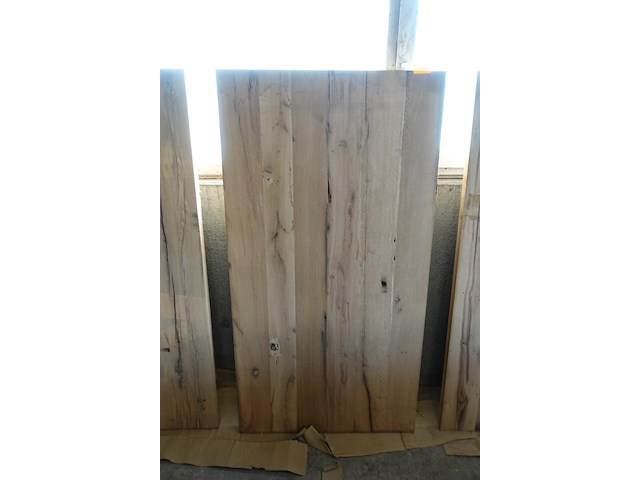 Oude eik tafelblad - afbeelding 2 van  2