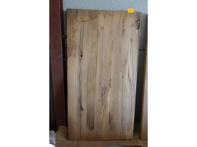 Oude eik tafelblad - afbeelding 1 van  2