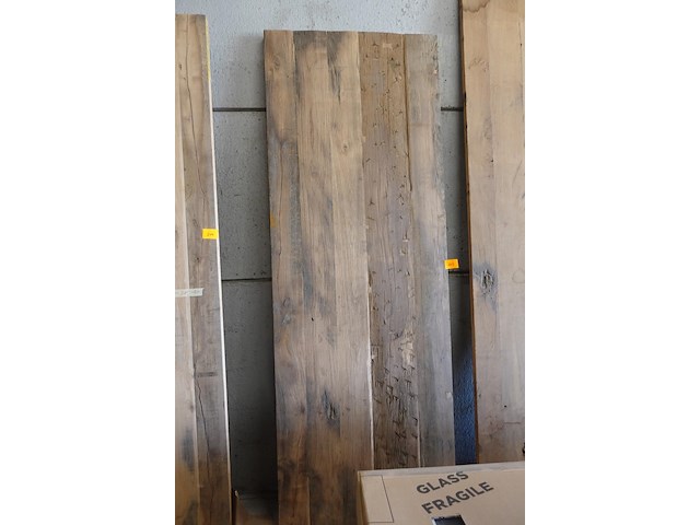 Oude eik tafelblad - afbeelding 1 van  2