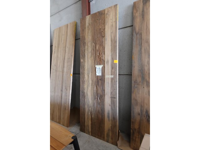 Oude eik tafelblad - afbeelding 2 van  3