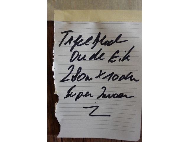 Oude eik tafelblad - afbeelding 3 van  3