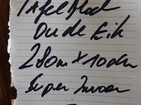 Oude eik tafelblad - afbeelding 3 van  3