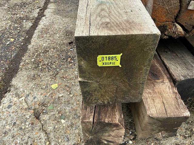 Oude eiken balken (10x) - afbeelding 6 van  6