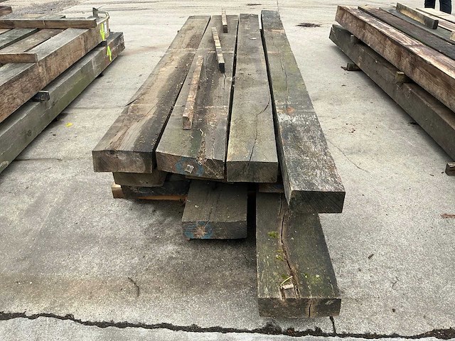 Oude eiken balken (10x) - afbeelding 4 van  5