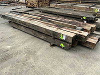 Oude eiken balken (10x) - afbeelding 1 van  5