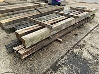 Oude eiken balken (10x) - afbeelding 1 van  4