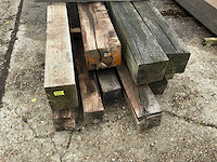 Oude eiken balken (10x) - afbeelding 4 van  4