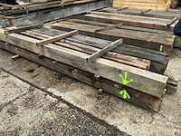 Oude eiken balken (10x) - afbeelding 1 van  3
