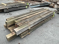 Oude eiken balken (12x) - afbeelding 2 van  6