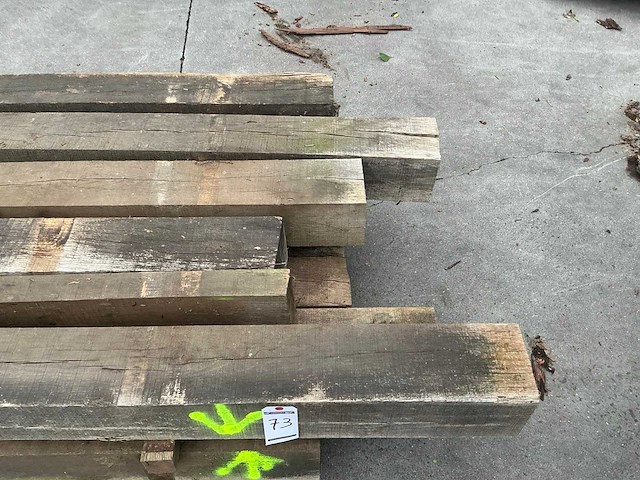 Oude eiken balken (12x) - afbeelding 5 van  6