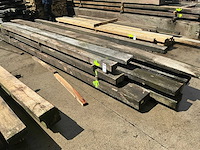 Oude eiken balken (12x) - afbeelding 1 van  6