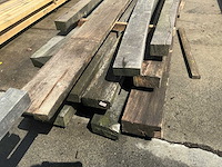 Oude eiken balken (12x) - afbeelding 2 van  4