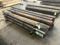 Oude eiken balken (12x) - afbeelding 1 van  6