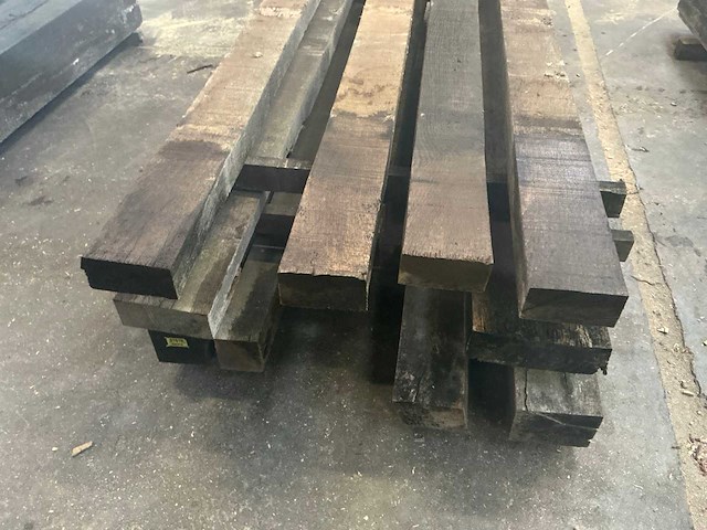 Oude eiken balken (12x) - afbeelding 5 van  6